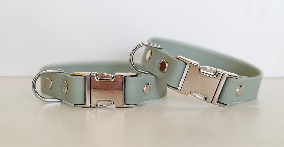 Biothane Halsband "salbei"