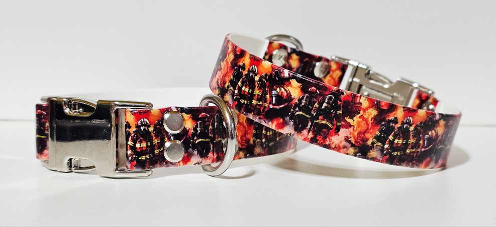 Biothane Halsband "Firefighter"