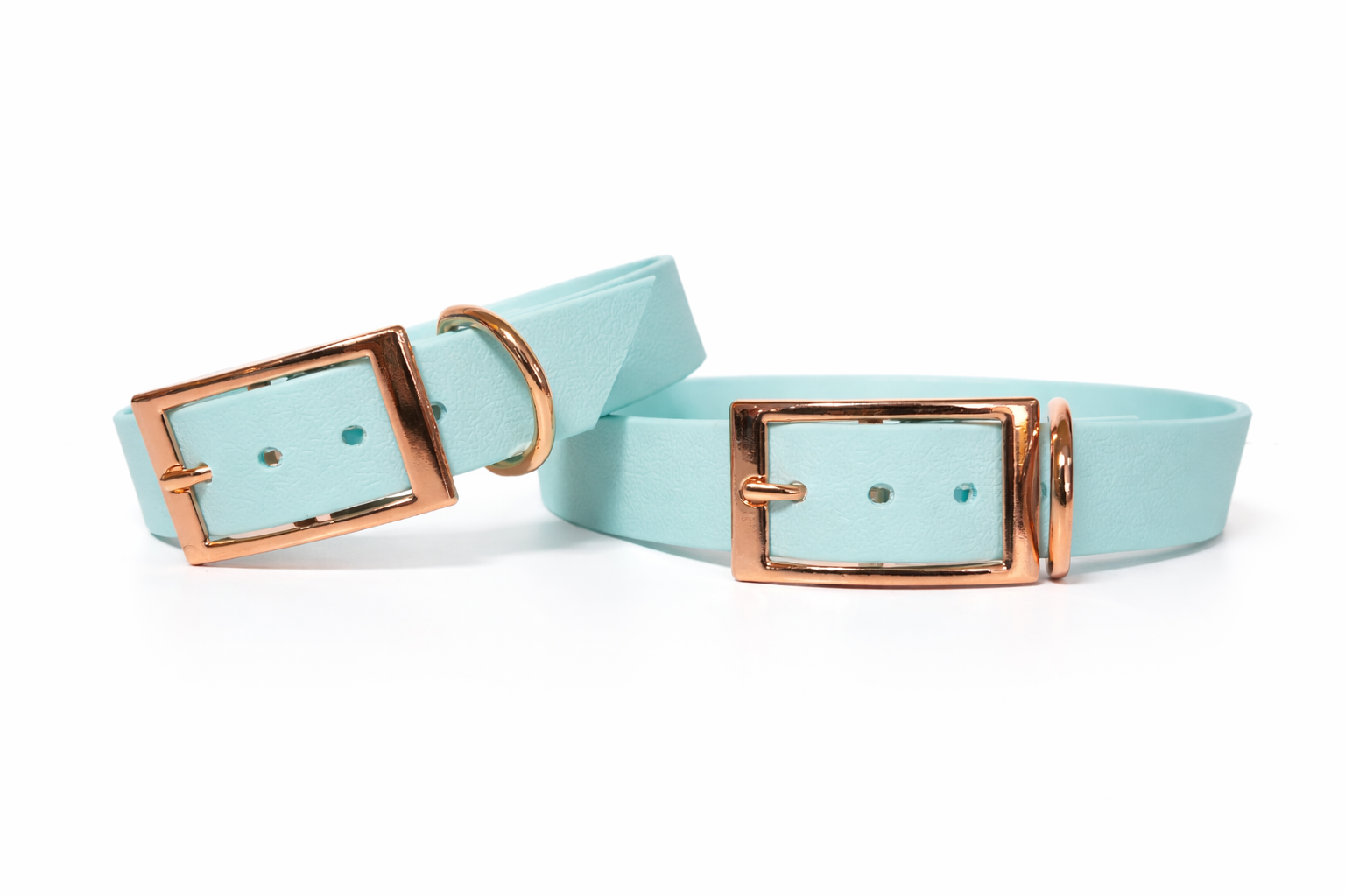 Biothane Halsband "Pastell-hellblau"