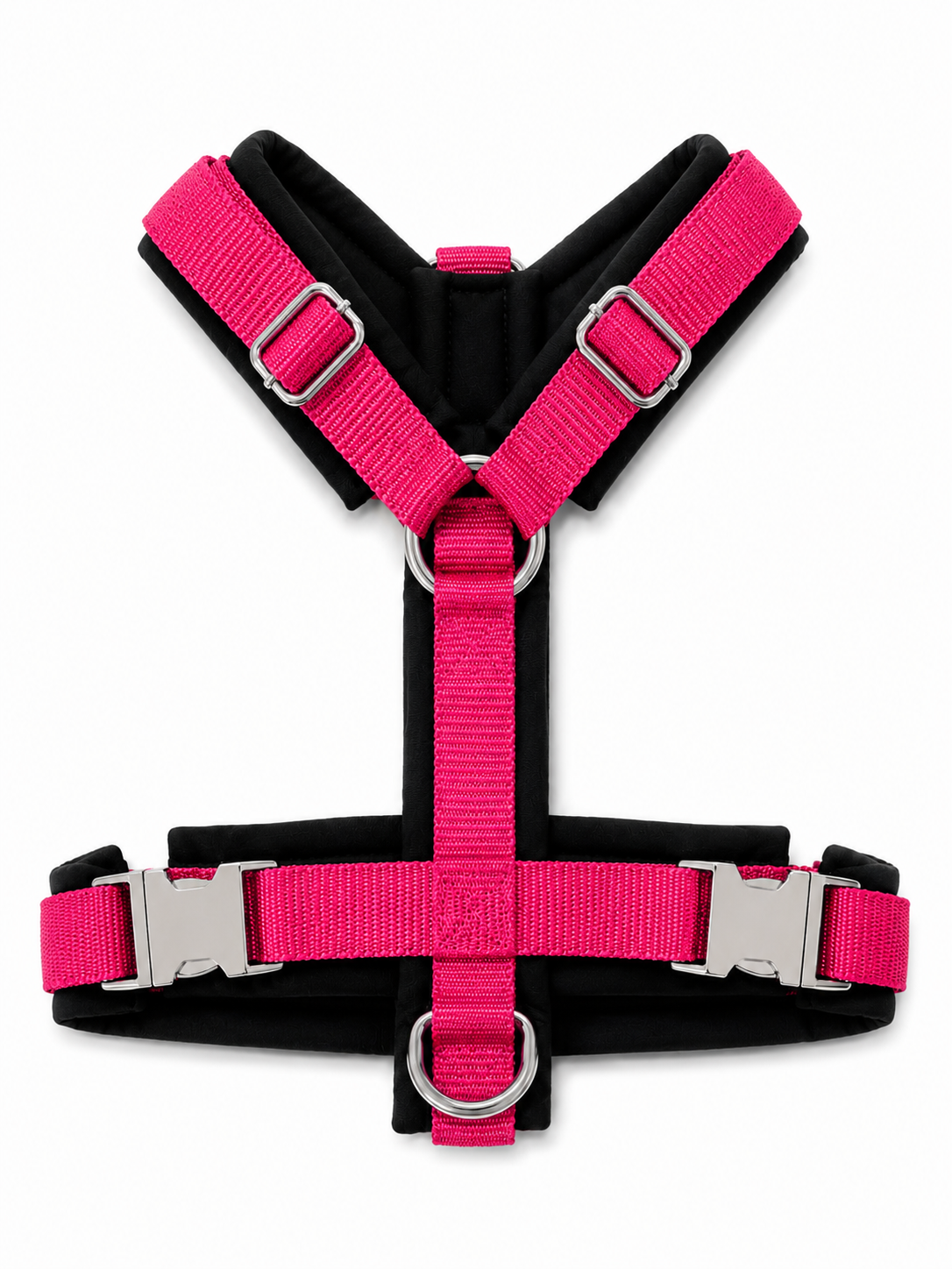 Geschirr Pink/Schwarz
