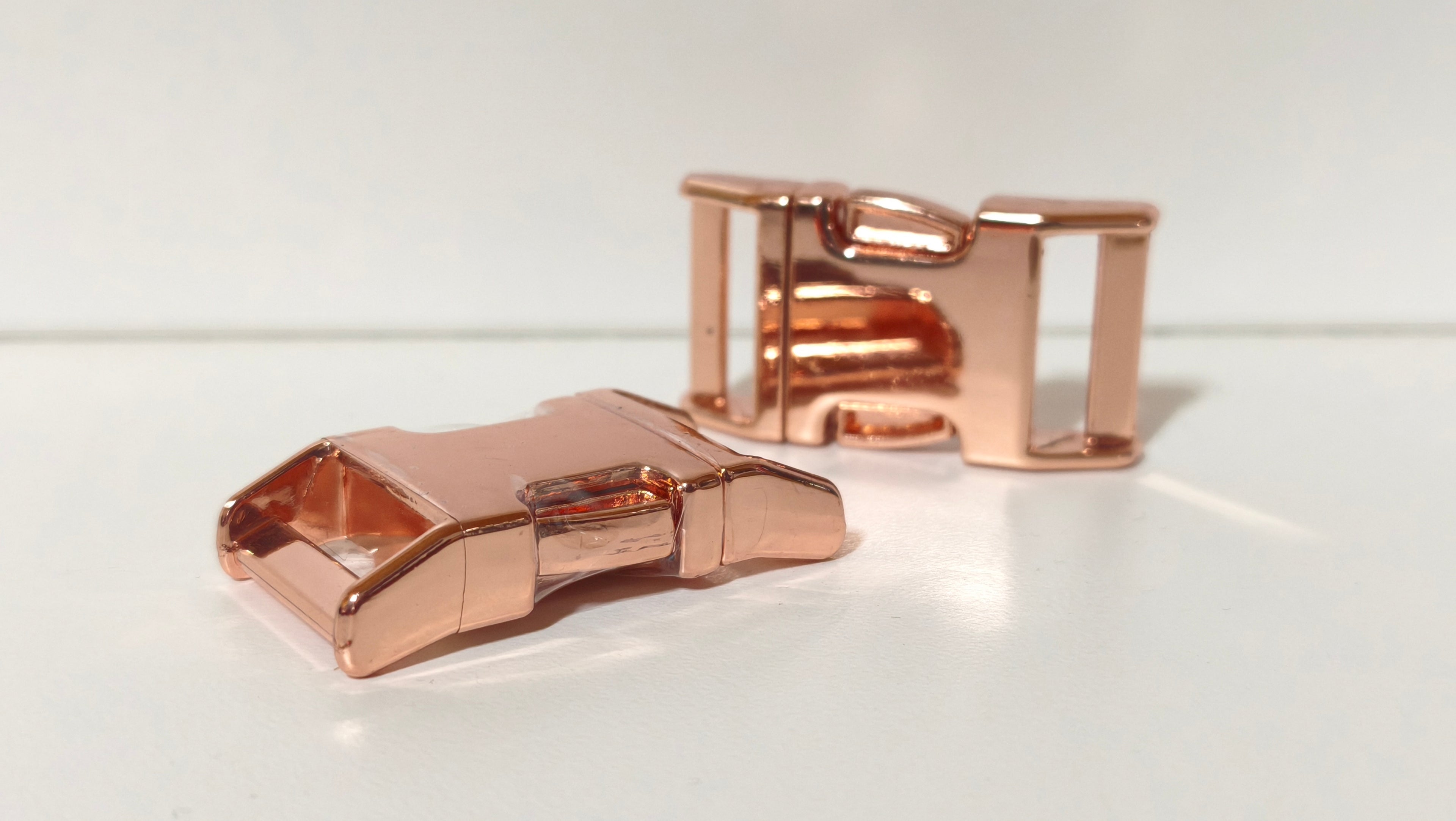 Metall Klickverschluss "rosegold" 25mm