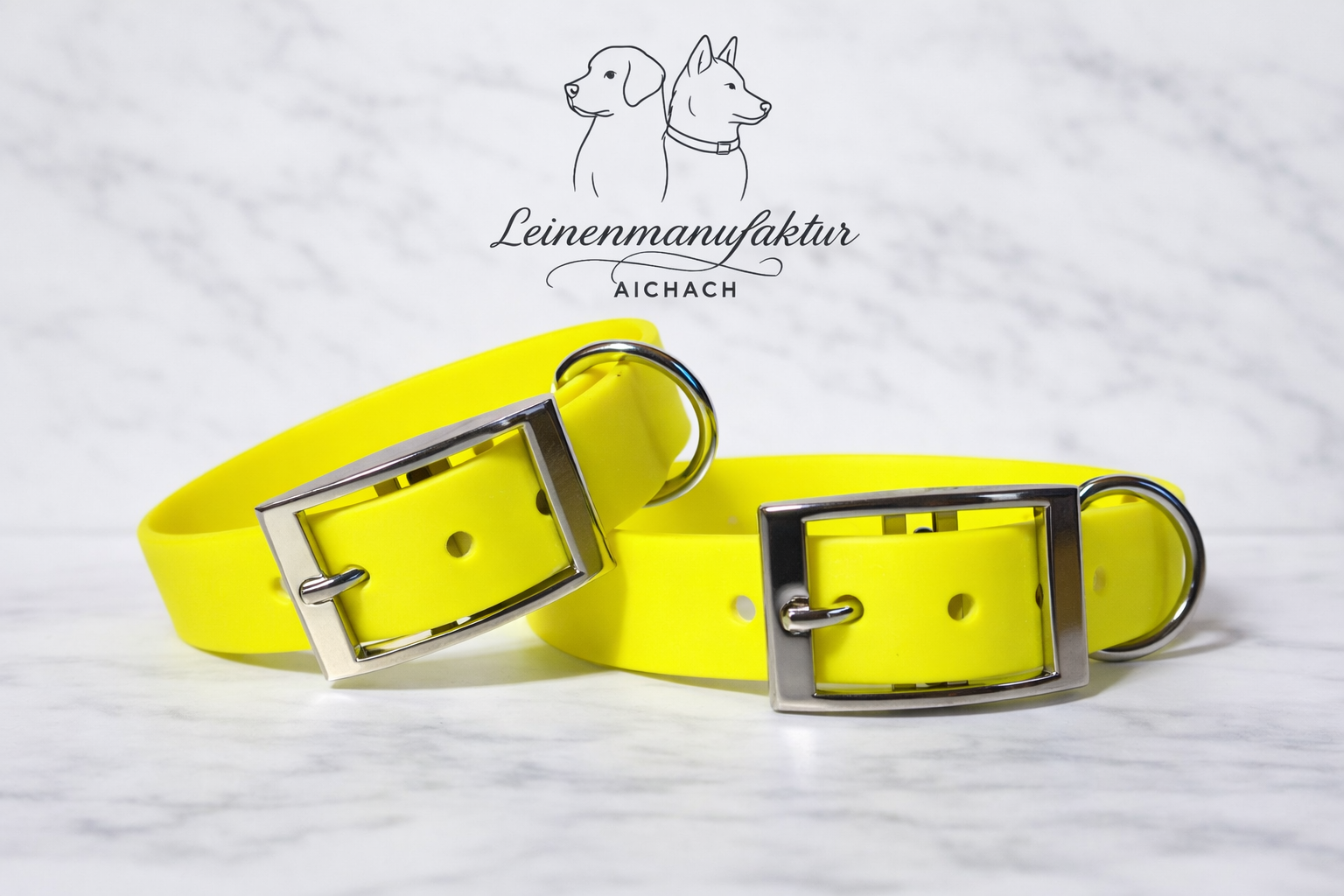 Biothane Halsband "Neongelb"