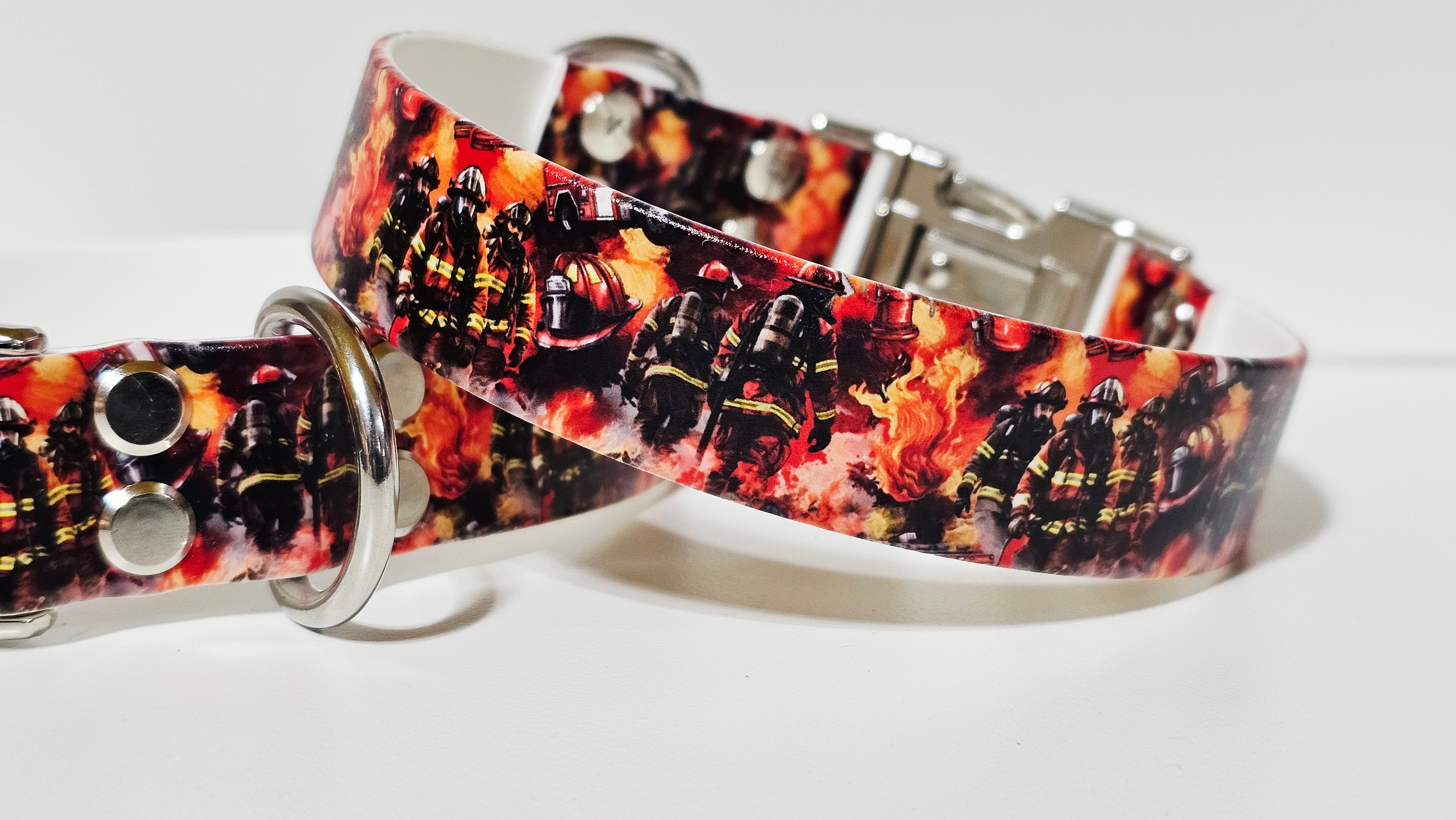 Biothane Halsband "Firefighter"