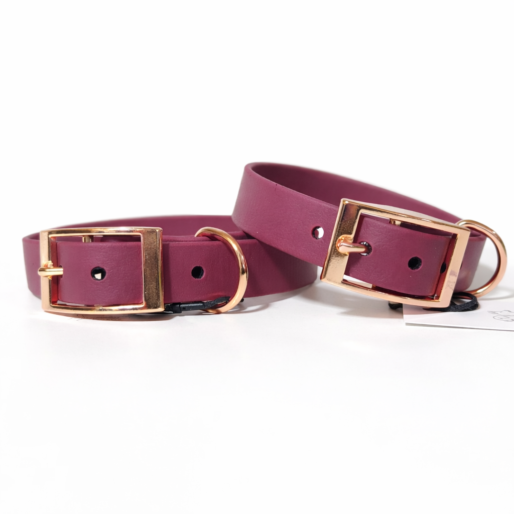 Biothane Halsband "Bordeaux"
