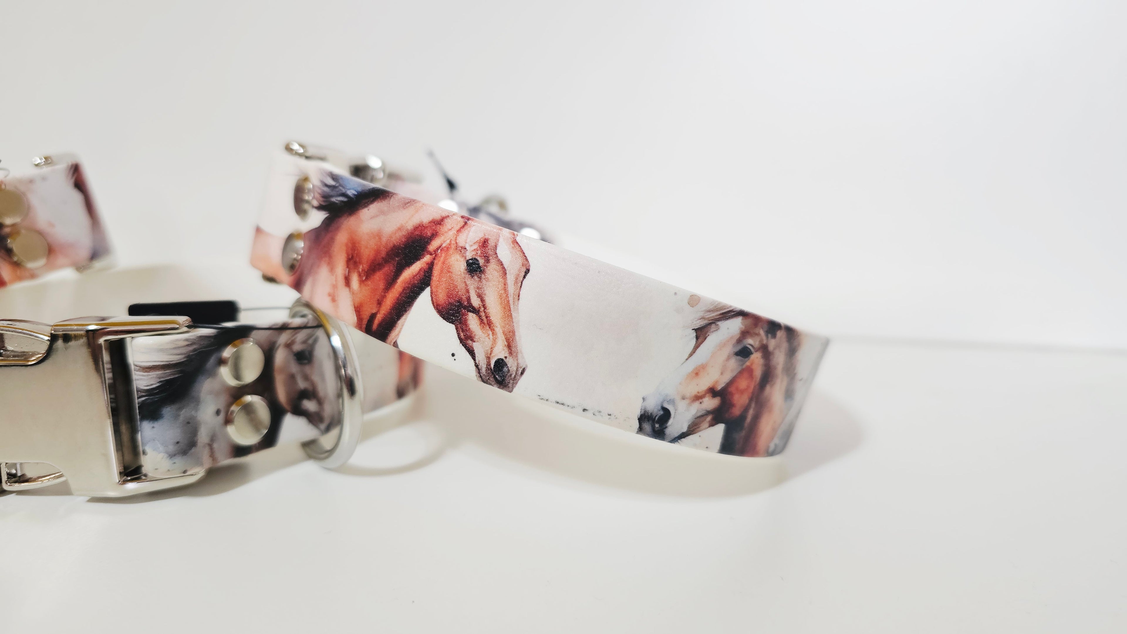 Biothane Halsband "Horses"
