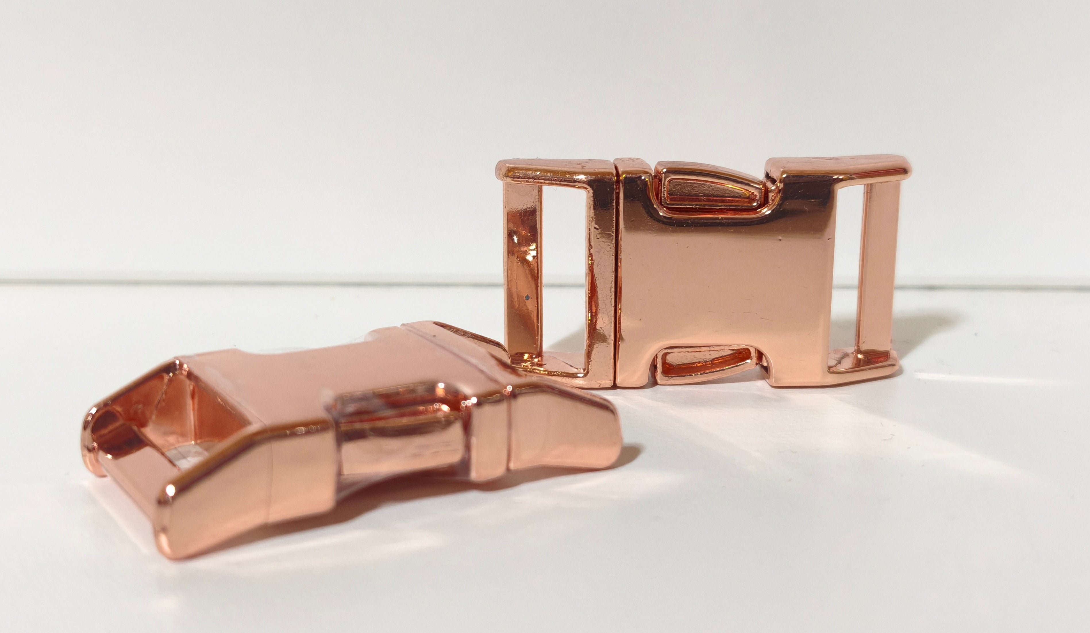 Metall Klickverschluss "rosegold" 25mm