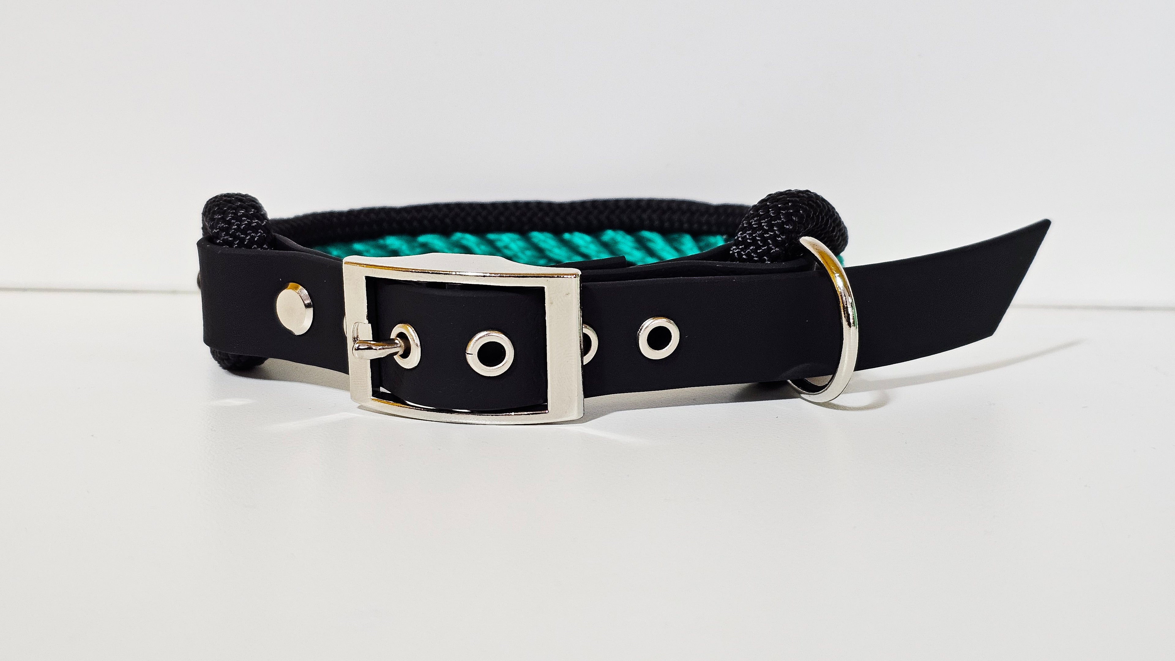 Tau-Halsband "aqua-metallic"