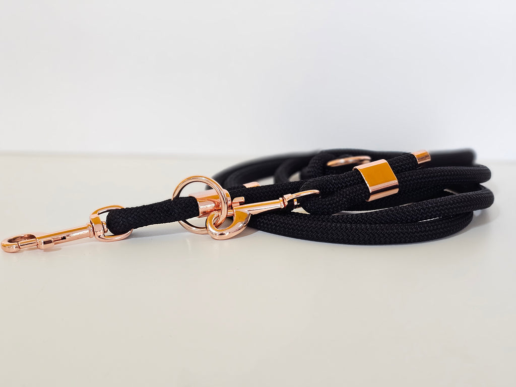 Tau-Hundeleine "schwarz"