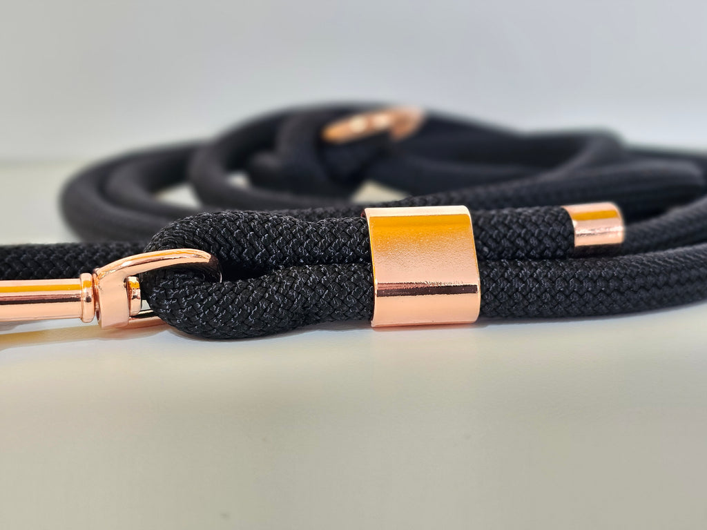 Tau-Hundeleine "schwarz"