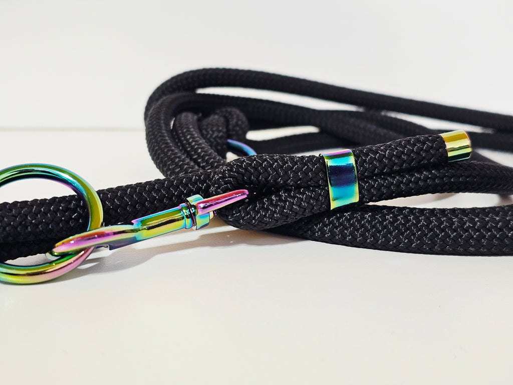 Tau-Hundeleine "schwarz"