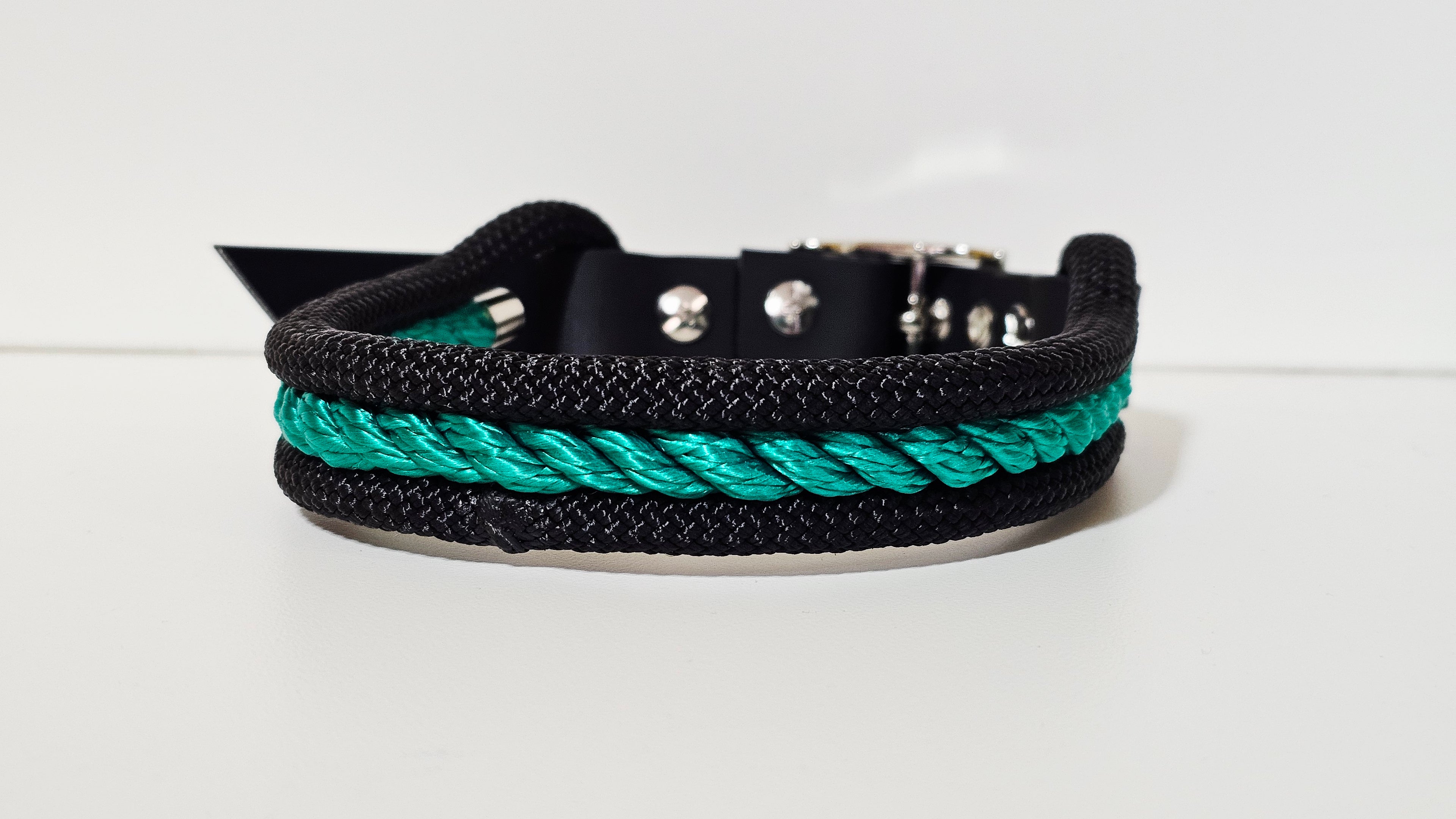 Tau-Halsband "aqua-metallic"