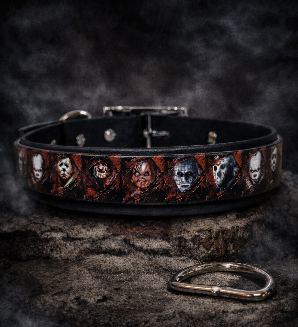 Biothane Halsband "Horror"