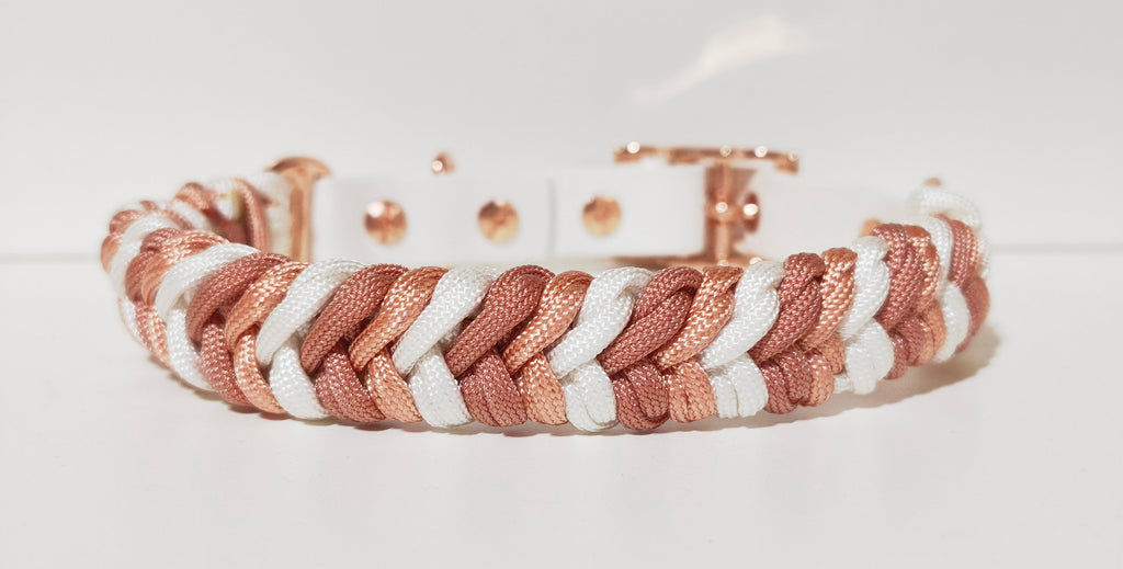 Paracord/Biothane Halsband "Romance"