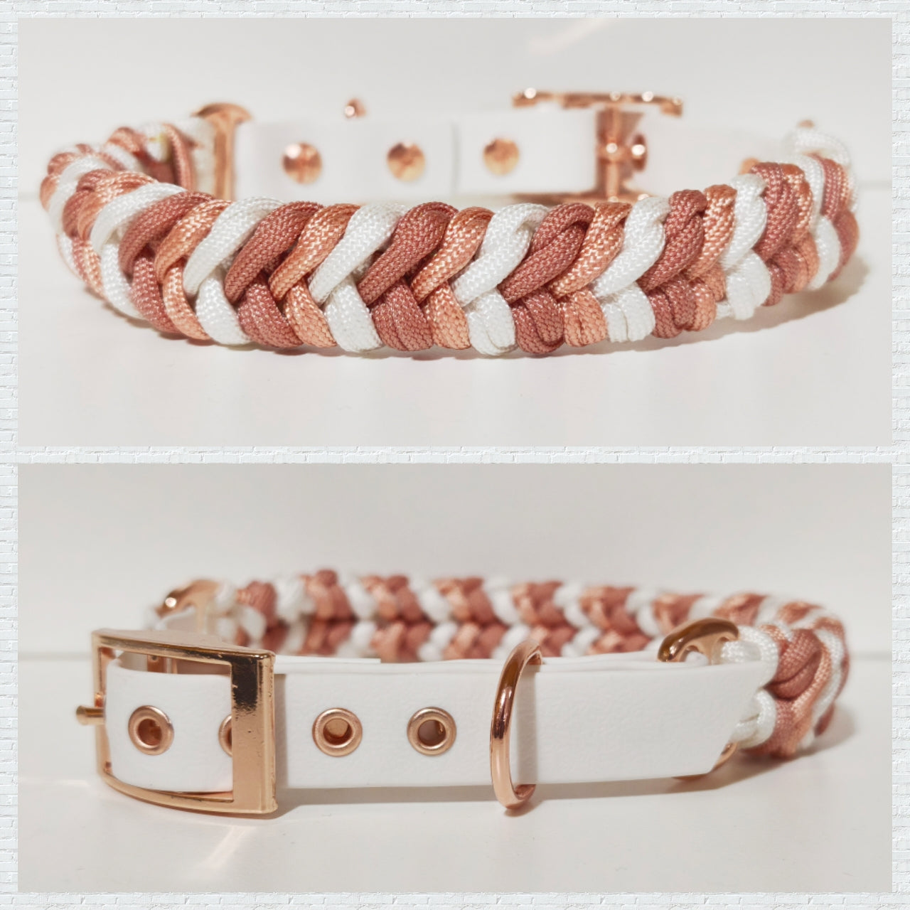 Paracord/Biothane Halsband "Romance"