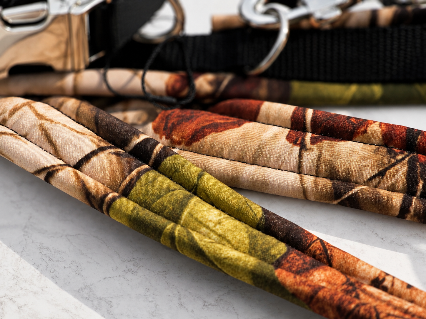 Softshell Halsband Camouflage Wald