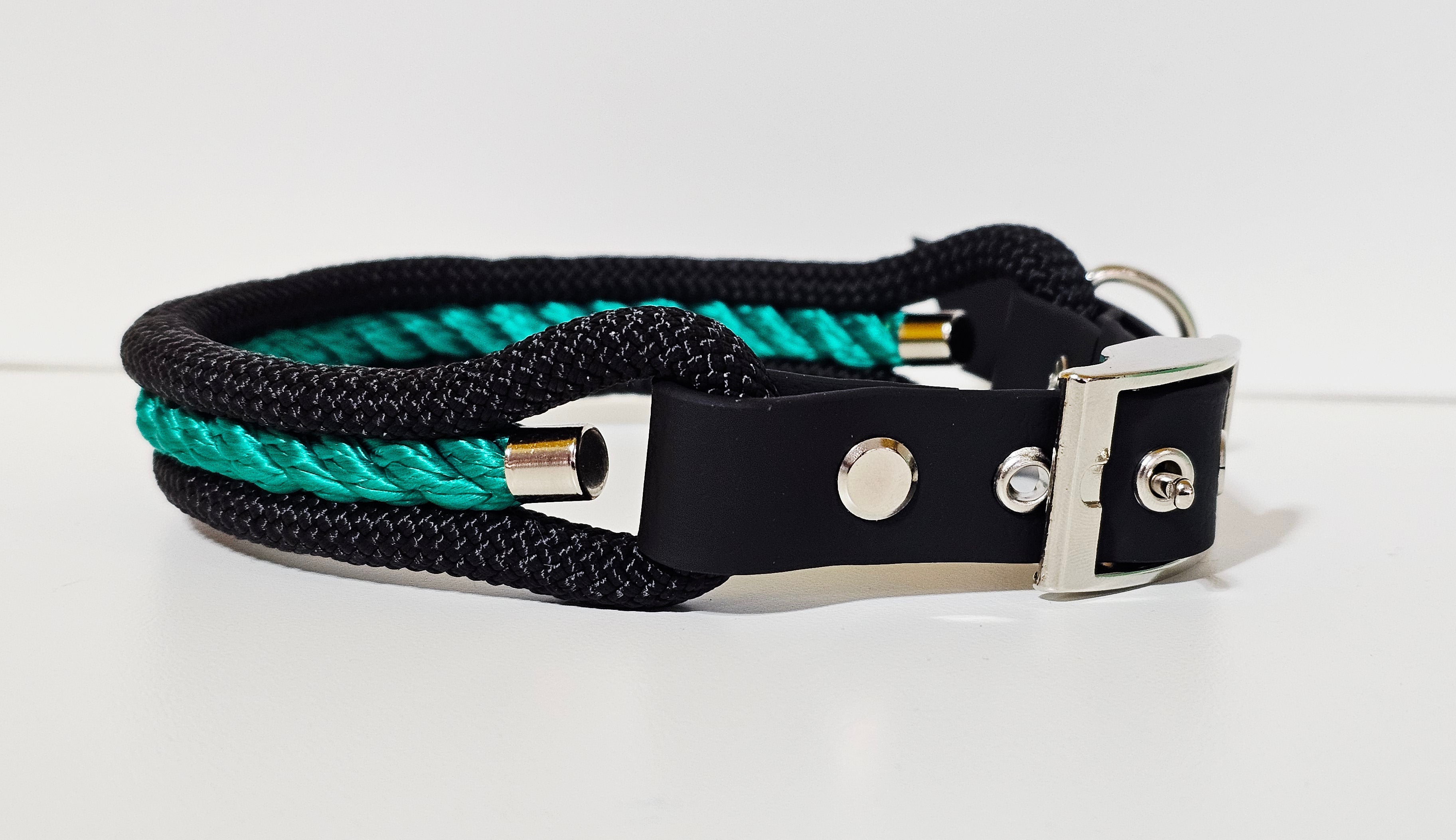 Tau-Halsband "aqua-metallic"